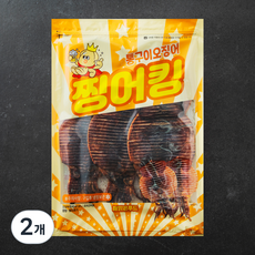 해맑은푸드 찡어킹 통구이오징어, 2개, 450g(특대, 5미)