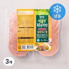풀무원 식물성 지구식단 콩으로 만든 슬라이스 햄 (냉동), 500g, 3개