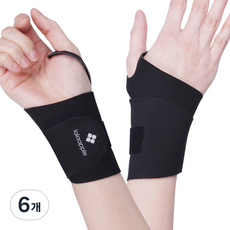 Lalaapple 修身貼合護腕 2入組, 黑色, 6個