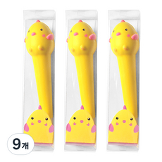 2Youngdesign 軟軟QQ舒壓中性筆, 小雞, 9個