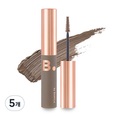 바닐라코 스머지 아웃 디테일 아이브로우 카라 4g, 02 애쉬 그레이, 5개