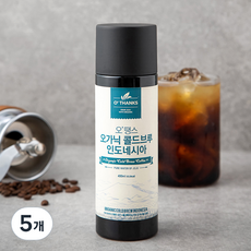 오땡스 오가닉 콜드브루 인도네시아 커피, 400ml, 5개