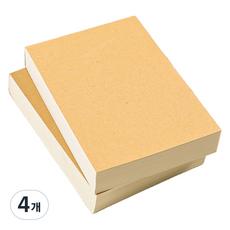 OON 떼어쓰는 무지 연습장 베이지 250p, 13 x 9.5 cm, 4개