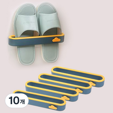 마켓플랜 폴딩 다용도 벽걸이 거치대, 네이비, 10개