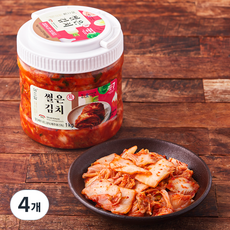 예소담 국내산 배추로 만든 특 썰은 김치, 1kg, 4개