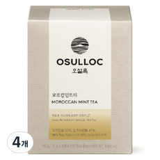 오설록 모로칸 민트티, 1.8g, 10개입, 4개