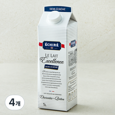 에쉬레 우유, 4개, 1L