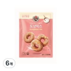 백설 도넛믹스, 1kg, 6개