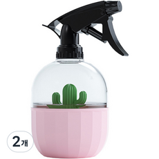 블랙트리 다육이 원예용 스프레이 분무기 500ml, 2개, 핑크