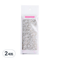 字母字母美甲箔片膜 10種組, 2組, 混色