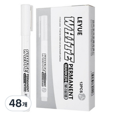 慶怡商店 白色麥克筆, 1色, 48個