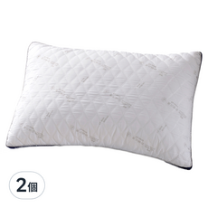 Betrise 貝翠絲 飯店等級 德國銀離子防蹣抗菌舒眠枕, 45 x 75cm, 2個, 白色