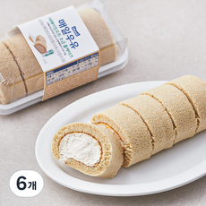 매일유업 매일우유 어메이징 오트 소금 롤 케이크, 100g, 6개