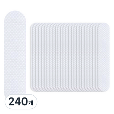 다다 미끄럼방지 스티커 테이프 투명 20 x 200 mm, 240개 240개