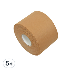 오제 트레이닝 근육 보호 테이프 베이지 5cm x 13.7m, 5개, 1개입