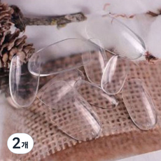 美甲用人造指甲 透明橢圓甲片 500入, 單一顏色, 2個