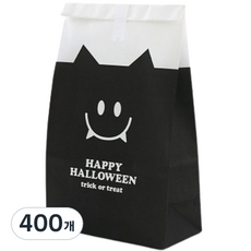할로윈 박쥐 종이봉투 S, 혼합색상, 400개