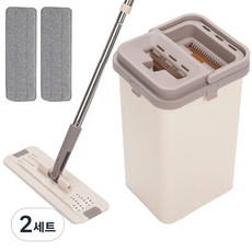 Osyeonwellribing Easy Magic拖把清掃器+超細纖維抹布2入, 2組