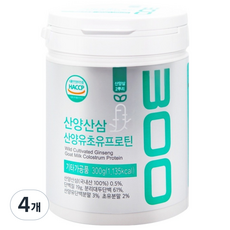 산양산삼 산양유초유 프로틴, 300g, 4개