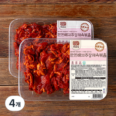 꾸브닝 한돈 배고추장 제육볶음, 400g, 4개
