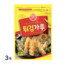 OTTOGI 不倒翁 炸粉, 500g, 3個