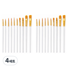 美術畫筆, 10種, 4套