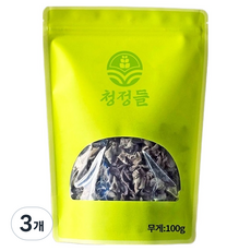청정들 흑목이버섯, 3개, 100g