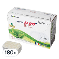 ECO Leader Zero Plus多合一洗碗機專用清潔劑, 12g, 180件
