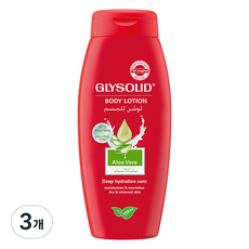글리솔리드 바디로션 알로에 베라, 3개, 250ml