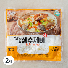 다선 쫄깃쫄깃한 호호 생수제비, 1.4kg, 2개