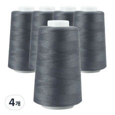 OWL 40支2股 縫紉線 5入, 炭灰色, 4套