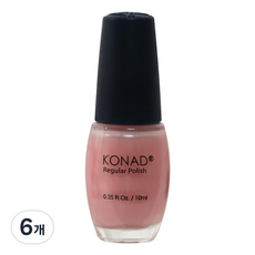 코나드 레귤러 네일 폴리쉬, R11 라이트핑크, 10ml, 6개