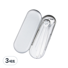 바디몬 구강 백태 제거 혀클리너 알루미늄 실버 3종 세트, 3세트