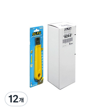 OLFA 緊湊型刮刀 25mm SCR-S, 12個