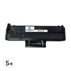 토너피아 삼성 호환토너 대용량 MLT-D111S, Black, 5개