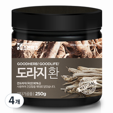 조은약초 프리미엄 도라지환, 4개, 250g