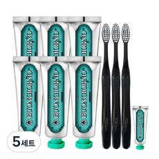 DENTI BUONGIORNO 口臭護理牙膏 100g x 6p+微毛牙刷 3p+旅行用迷你牙膏套組, 5套