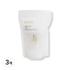 KEDMA 메누하 사해 바스 솔트, 700g, 3개