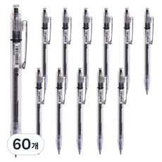 동아 뉴엔 P-10 볼펜 0.5mm, 검정, 60개