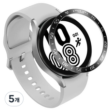 구스페리 갤럭시워치 프리미엄 메탈 베젤링, 블랙, 5개