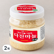 가나 다진마늘 페트병, 900g, 2개
