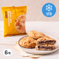 단백질과자점 단팥 소보로 (냉동), 90g, 1개입, 6개