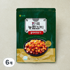 농협식품 한국농협김치 콜라비 깍두기, 500g, 6개