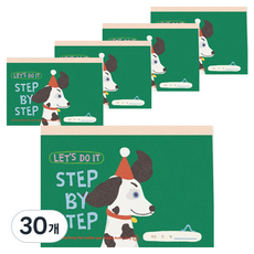 hello moris 階梯15格筆記本, 30個, 混合色