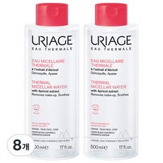 유리아쥬 미셀라 센서티브 클렌징 워터, 500ml, 8개