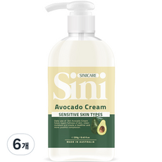 시니케어 시니 아보카도 크림, 250g, 6개