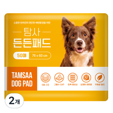 탐사 고흡수 든든패드 레몬향, 50개입, 2개 50개입, 2개