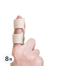 리치덕 손가락보호대 슬리브 살색, 8개