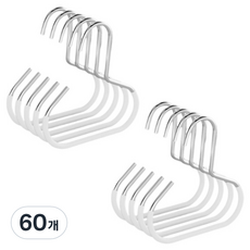 abm 圓形帽子領帶掛架, 白色, 60個