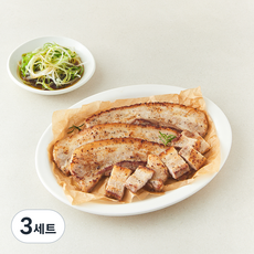 셰프초이스 마리네이드 삼겹살 480g + 대파채 100g + 소스 20g 세트 2~3인분, 3세트